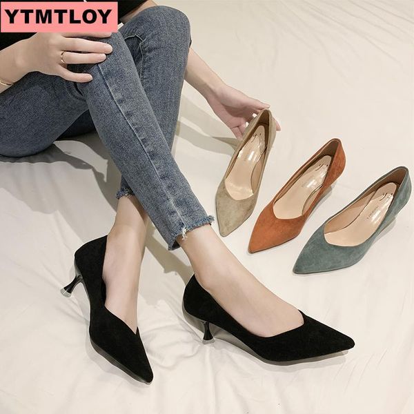 dress shoes suede women's high heel fashion ladies pointed stiletto 2021 party women, Black
dress shoes suede women's high heel fashion ladies pointed stiletto 2021 party women, Black