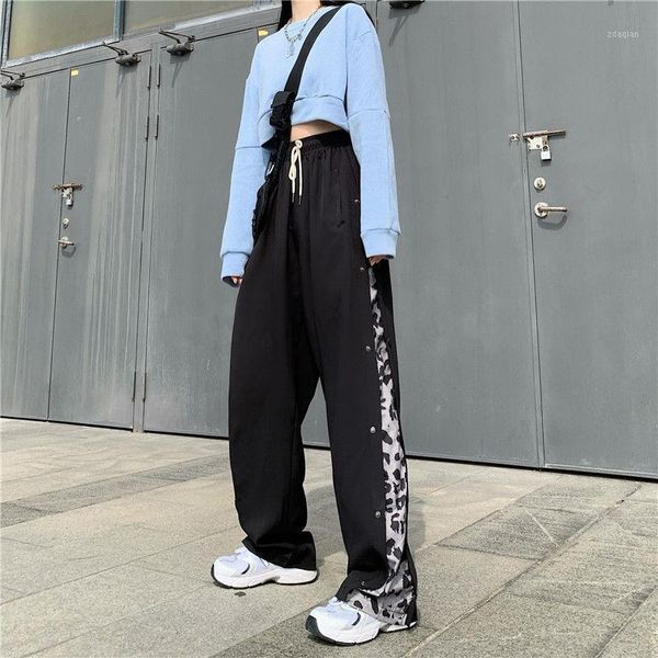 houzhou hip hop pants women 2020 winter fashion leopard print trousers women streetwear high street vintage loose casual pants1, Black;white
houzhou hip hop pants women 2020 winter fashion leopard print trousers women streetwear high street vintage loose casual pants1, Black;white