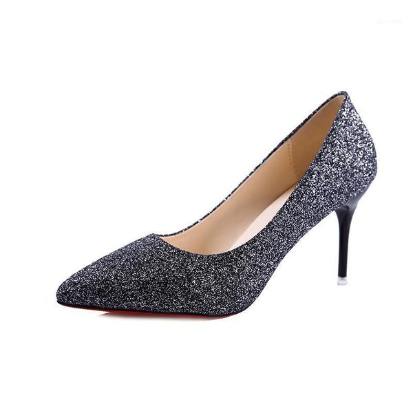 dress shoes bridal wedding female bridesmaid stiletto heels pointed sequins women's1, Black
dress shoes bridal wedding female bridesmaid stiletto heels pointed sequins women's1, Black