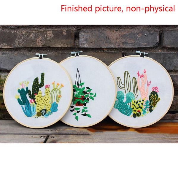 monstera cactus modern diy embroidery plant handcraft needlework cross stitch kit cotton embroidery painting hoop home decor, Black
monstera cactus modern diy embroidery plant handcraft needlework cross stitch kit cotton embroidery painting hoop home decor, Black