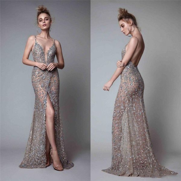 berta front split evening dresses rhinestones sleeveless plunging neckline prom dress backless floor length formal evening gowns, Black;red
berta front split evening dresses rhinestones sleeveless plunging neckline prom dress backless floor length formal evening gowns, Black;red