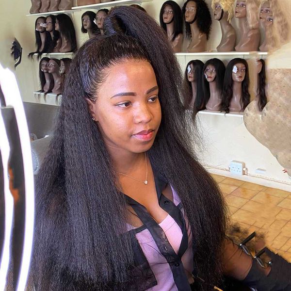 lace wigs 150% kinky straight wig remy peruvian 13x4 front human hair for women natural black pre plucked slove, Black;brown
lace wigs 150% kinky straight wig remy peruvian 13x4 front human hair for women natural black pre plucked slove, Black;brown