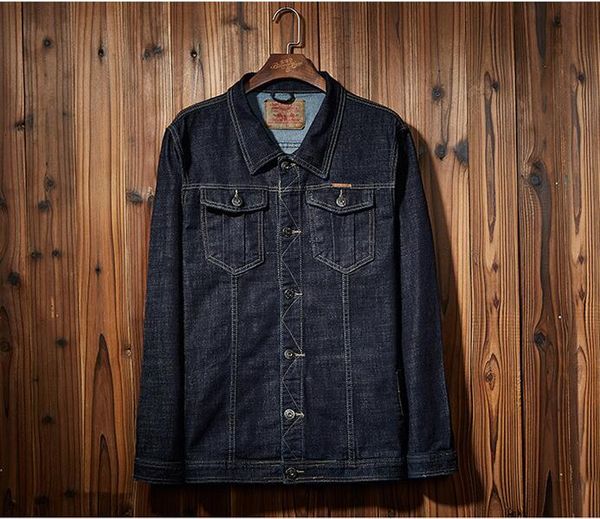2021 new black male denim jean jacket outerwear spring size m-4xl 5xl 6xl 7xl 8xl max chest 140 0ta5, Black;brown
2021 new black male denim jean jacket outerwear spring size m-4xl 5xl 6xl 7xl 8xl max chest 140 0ta5, Black;brown