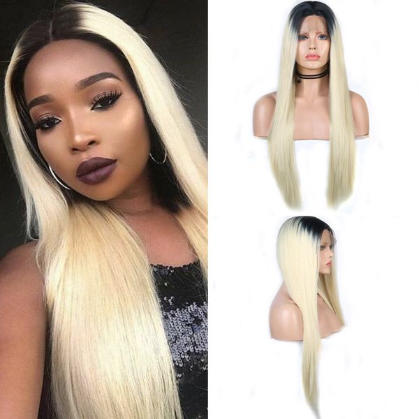 charisma ombre blonde wig long straight hair synthetic lace front wig high temperature wigs with black roots cosplay wigs, Black;brown
charisma ombre blonde wig long straight hair synthetic lace front wig high temperature wigs with black roots cosplay wigs, Black;brown