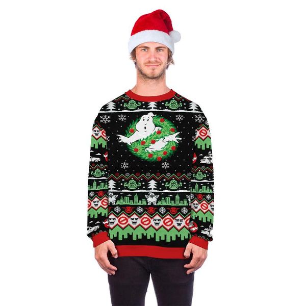 new funny ugly christmas sweater men women 3d novelty holiday xmas pullover sweatshirt plus size sweaters jumpers s-3xl, White;black
new funny ugly christmas sweater men women 3d novelty holiday xmas pullover sweatshirt plus size sweaters jumpers s-3xl, White;black