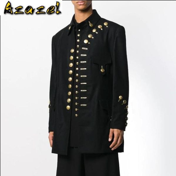 men's suits & blazers azazel suit men casual loose coat lapel long-sleeved jacket long sleeve european and american tide, White;black
men's suits & blazers azazel suit men casual loose coat lapel long-sleeved jacket long sleeve european and american tide, White;black