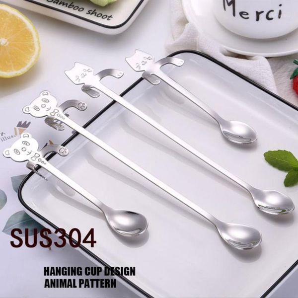 cute spoon 304 stainless steel long handlecoffee spoons flatware hanging spoon with cartoon cat shaped handlesdrinking tools1
cute spoon 304 stainless steel long handlecoffee spoons flatware hanging spoon with cartoon cat shaped handlesdrinking tools1