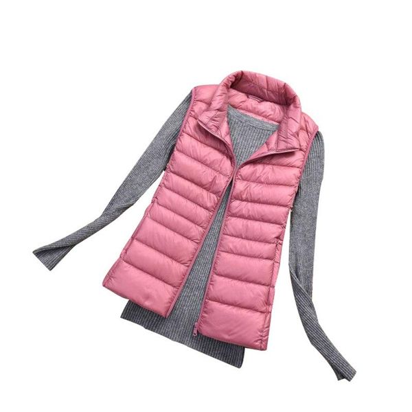 women's vests autumn winter thin down vest ultra light jackets sleeveless korean coats stand collar slim fit large size 2021, Black;white
women's vests autumn winter thin down vest ultra light jackets sleeveless korean coats stand collar slim fit large size 2021, Black;white