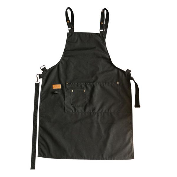 2021 new adjustable canvas work apron with tool pockets black kitchen aprons for woman man cross-back straps pinafore bib
2021 new adjustable canvas work apron with tool pockets black kitchen aprons for woman man cross-back straps pinafore bib