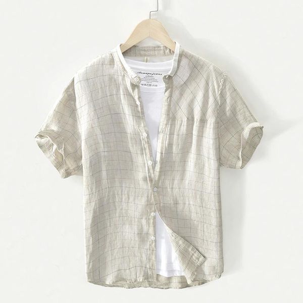 natural linen shirts men, comfortable breathable, pure linen, 2020 new trend, mens shirts casual slim fit short sleeves plaid1, White;black
natural linen shirts men, comfortable breathable, pure linen, 2020 new trend, mens shirts casual slim fit short sleeves plaid1, White;black