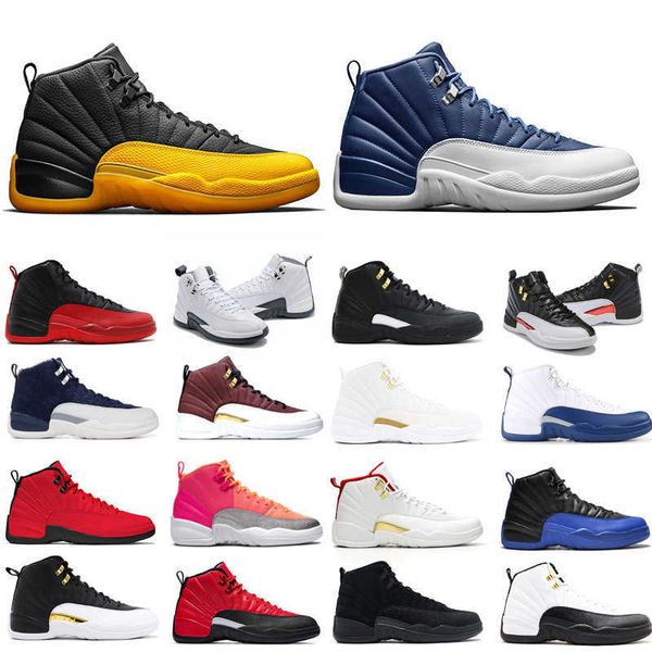 12s basketball shoes for men bulls university gold game royal 12 mens trainers tripe white black sports sneakers size 40-47
12s basketball shoes for men bulls university gold game royal 12 mens trainers tripe white black sports sneakers size 40-47