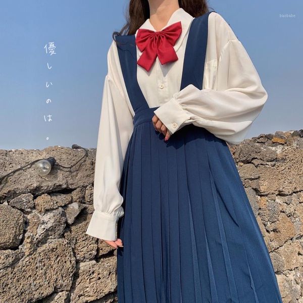 japanese autumn kawaii jk uniform suit sweaters sweety bow loose sleeve white shirts cute pleated strap dresses two-piece suit1, Gray
japanese autumn kawaii jk uniform suit sweaters sweety bow loose sleeve white shirts cute pleated strap dresses two-piece suit1, Gray