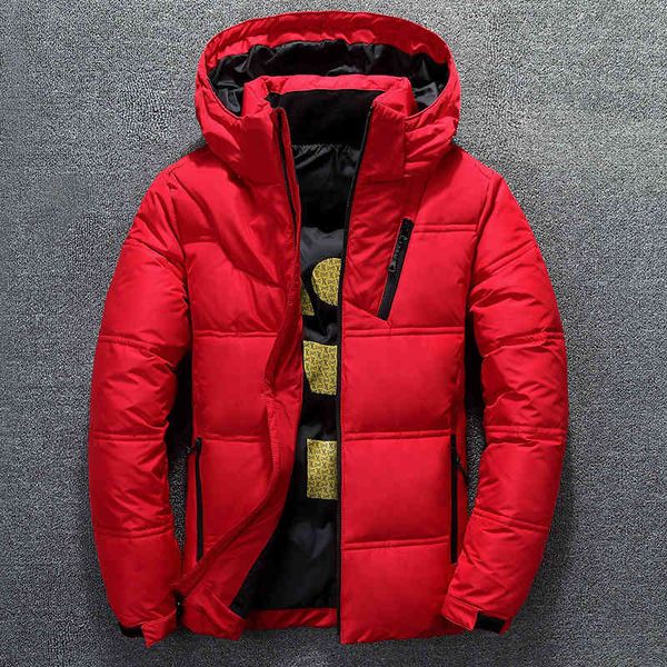 men's warm hooded jacket, open collar casual thick hat, white duck skin coat, autumn and winter2022, Black
men's warm hooded jacket, open collar casual thick hat, white duck skin coat, autumn and winter2022, Black