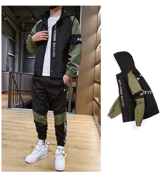 mens tracksuits with fashion letter embroidery street sports styles 2pcs sets spring autumn casual clothes men sweatsuits, Gray
mens tracksuits with fashion letter embroidery street sports styles 2pcs sets spring autumn casual clothes men sweatsuits, Gray