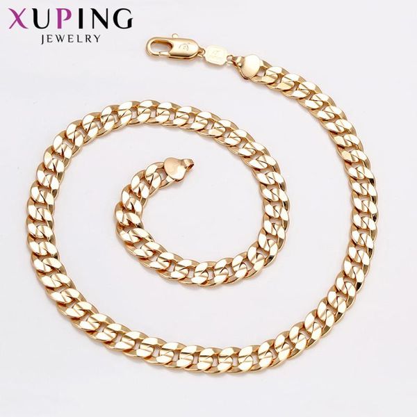 chains xuping fashion necklace gold color environmental copper for women thanksgiving jewelry gift 43660, Silver
chains xuping fashion necklace gold color environmental copper for women thanksgiving jewelry gift 43660, Silver
