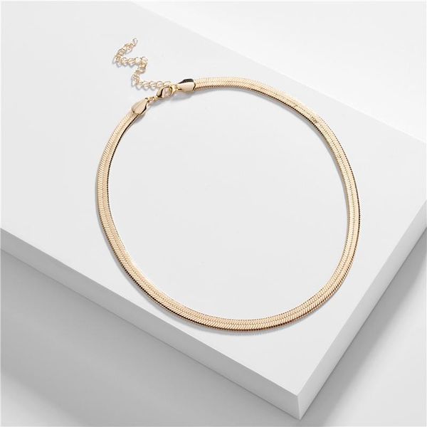 zfyin 2021 fashion jewelry chic style cooper casting flat snake chain necklaces for women, Silver
zfyin 2021 fashion jewelry chic style cooper casting flat snake chain necklaces for women, Silver