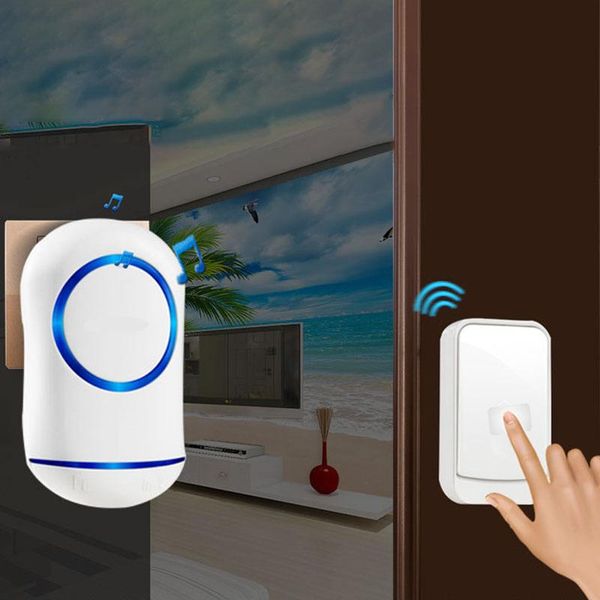doorbells wireless doorbell waterproof 300m range door bell home 48 chimes ring multifunctional chime
doorbells wireless doorbell waterproof 300m range door bell home 48 chimes ring multifunctional chime