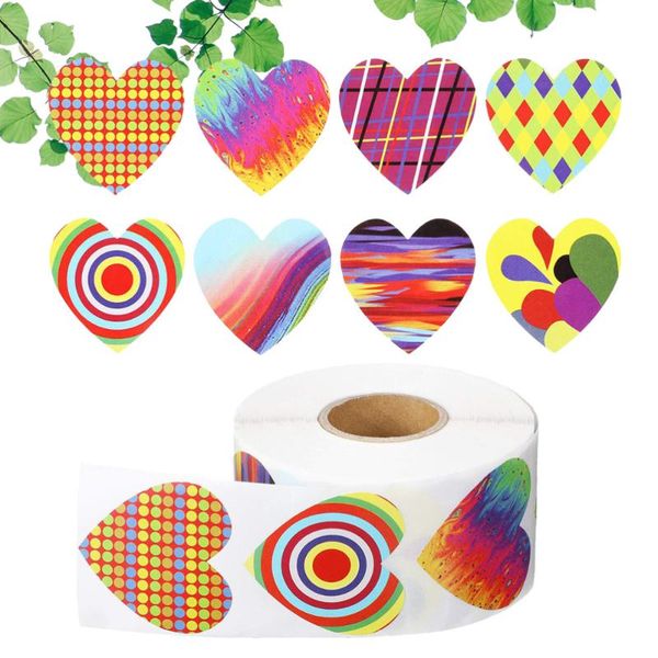1 roll/500pcs chic decorative sticker heart shape diy sticker baking packing label wrapping stickers for valentine's day
1 roll/500pcs chic decorative sticker heart shape diy sticker baking packing label wrapping stickers for valentine's day