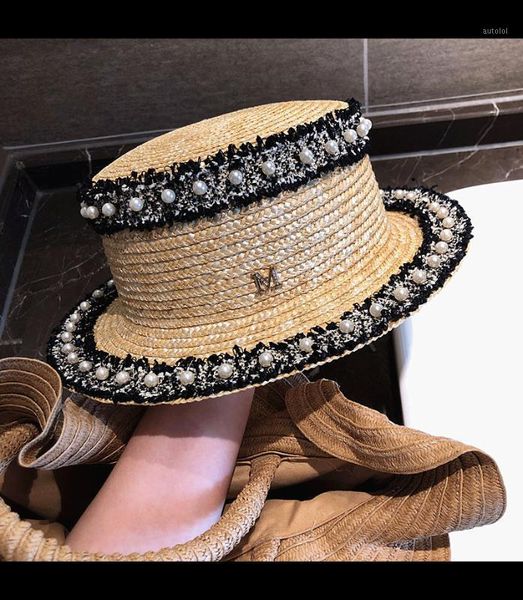202005-shi new summer handmade straw black lace ribbon pearl lady fedoras cap women leisure panama jazz hat1, Blue;gray
202005-shi new summer handmade straw black lace ribbon pearl lady fedoras cap women leisure panama jazz hat1, Blue;gray