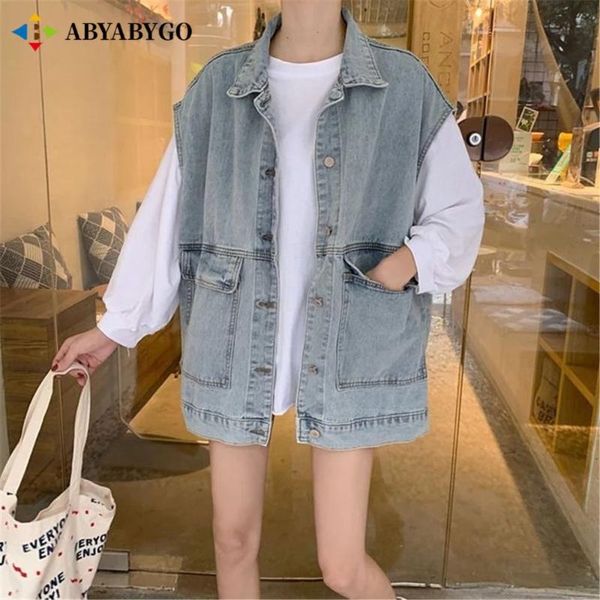 women's vests waistcoat women denim vest autumn coats fashion cardigan sleeveless jeans jackets large size fall 2021 clothing, Black;white
women's vests waistcoat women denim vest autumn coats fashion cardigan sleeveless jeans jackets large size fall 2021 clothing, Black;white