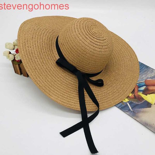 version summer korean spring women's beach outdoor and sun hat large eaves bow sunscreen dome thin straw hat, Blue;gray
version summer korean spring women's beach outdoor and sun hat large eaves bow sunscreen dome thin straw hat, Blue;gray