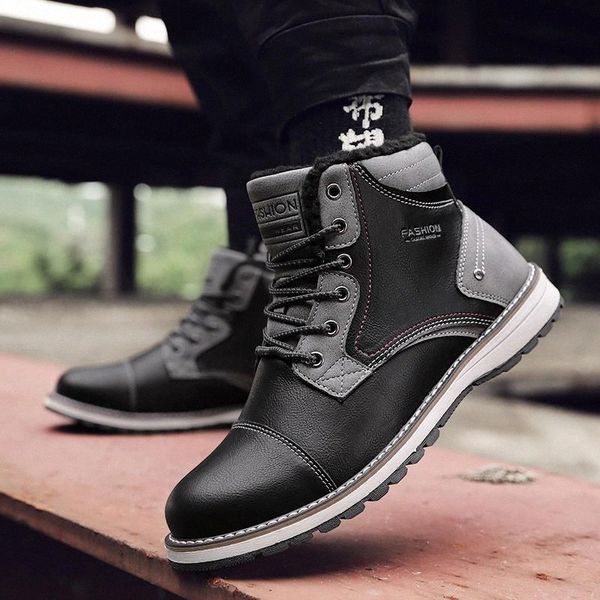 fashion winter men shoes outdoor plush warm casual snow boots winter men boots suede leather for warm sneakers #ap0s 
fashion winter men shoes outdoor plush warm casual snow boots winter men boots suede leather for warm sneakers #ap0s
