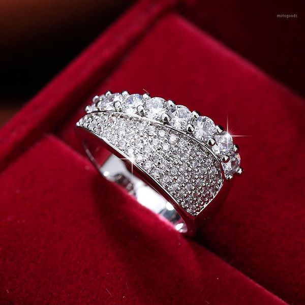 wedding rings single row round zircon full micro inlay cz irregular silver plated women fashion glamour banquet engagement1, Slivery;golden
wedding rings single row round zircon full micro inlay cz irregular silver plated women fashion glamour banquet engagement1, Slivery;golden