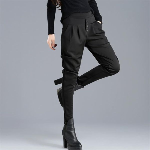 2020 summer korean womens classic high elastic waist harem pants fashion slim leggings solid ankle pants plus size 4xl, Black
2020 summer korean womens classic high elastic waist harem pants fashion slim leggings solid ankle pants plus size 4xl, Black