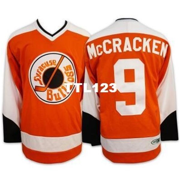 hanson brothers charlestown ice hockey jersey #9 mccracken syracuse bulldogs slapsmovie embroidery jersey, Black
hanson brothers charlestown ice hockey jersey #9 mccracken syracuse bulldogs slapsmovie embroidery jersey, Black