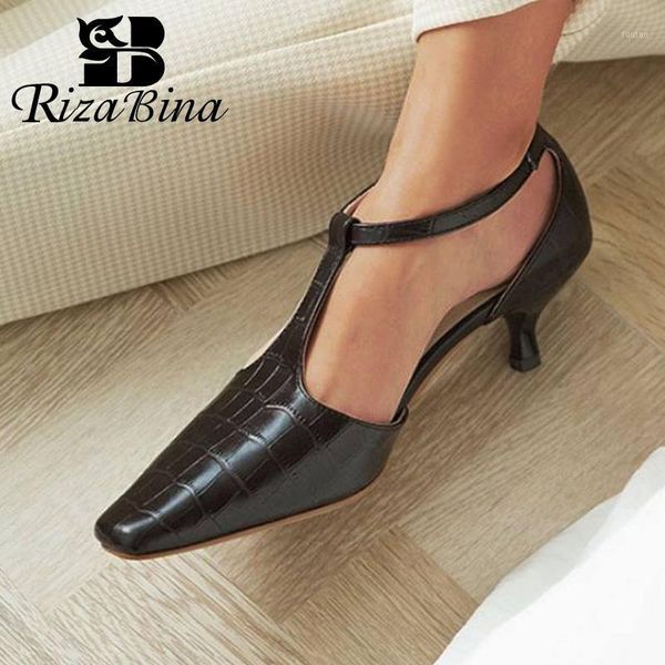 rizabina 4 colors women pumps shoes fashion stone pattern genuine leather shoes for lady new design buckle footwear size 33-401, Black
rizabina 4 colors women pumps shoes fashion stone pattern genuine leather shoes for lady new design buckle footwear size 33-401, Black