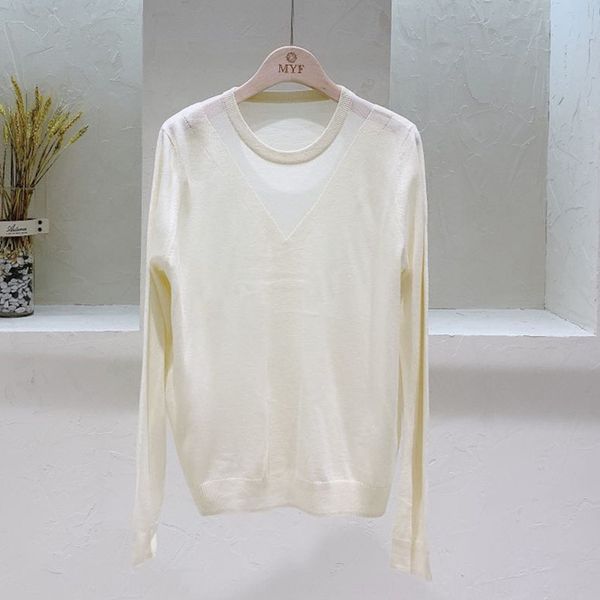 korea east gate fashion simple mesh stitching women's pullover knitwearknitwear knitwear autumn new ins long sleeve pullover versatile, White;black
korea east gate fashion simple mesh stitching women's pullover knitwearknitwear knitwear autumn new ins long sleeve pullover versatile, White;black