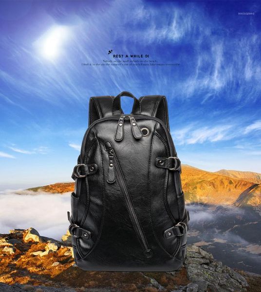 men backpack external usb charge waterproof backpack fashion pu leather travel bag casual school bag leather bookbag1
men backpack external usb charge waterproof backpack fashion pu leather travel bag casual school bag leather bookbag1