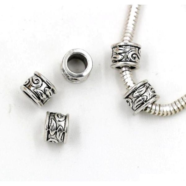 100pcs antique silver 5.5mm hole zinc alloy tube bead spacers charm for jewelry making bracelet necklace diy accessories rifzk, Bronze;silver
100pcs antique silver 5.5mm hole zinc alloy tube bead spacers charm for jewelry making bracelet necklace diy accessories rifzk, Bronze;silver