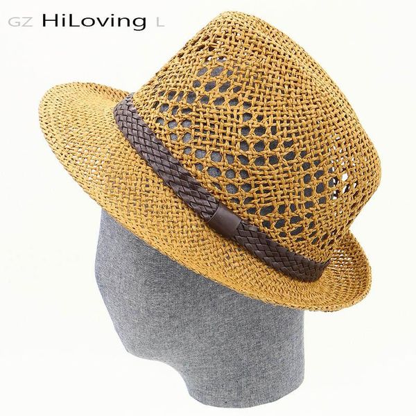 wide brim hats 2021 casual sunhat summer fedora panama hat weaving beach cap women floppy straw, Blue;gray
wide brim hats 2021 casual sunhat summer fedora panama hat weaving beach cap women floppy straw, Blue;gray