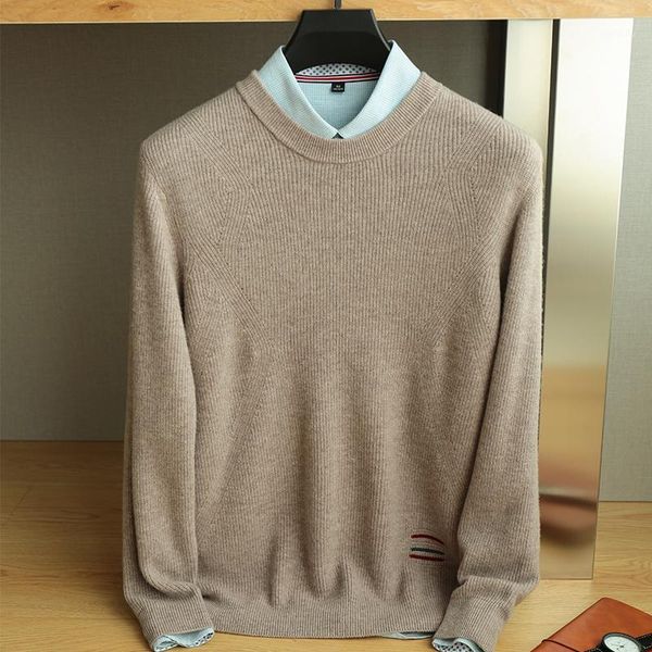 zocept 2020 new autumn winter pure cashmere pullover men's knitted o-neck solid color warm business casual sweater1, White;black
zocept 2020 new autumn winter pure cashmere pullover men's knitted o-neck solid color warm business casual sweater1, White;black