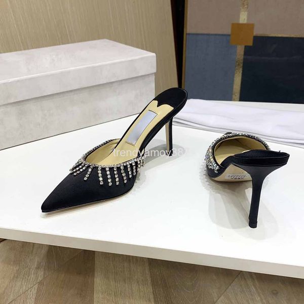 slippers early spring chain pointed thin heel high-heeled shoes women's flat buckle wrap sandals shallow mouth single, Black
slippers early spring chain pointed thin heel high-heeled shoes women's flat buckle wrap sandals shallow mouth single, Black