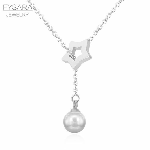 fysara gold color star covants смоделированные жемчужные ожерелья для женщин модные любовные цепные ожерелье titanium steel bijoux 2019 new, Black
fysara gold color star covants смоделированные жемчужные ожерелья для женщин модные любовные цепные ожерелье titanium steel bijoux 2019 new, Black