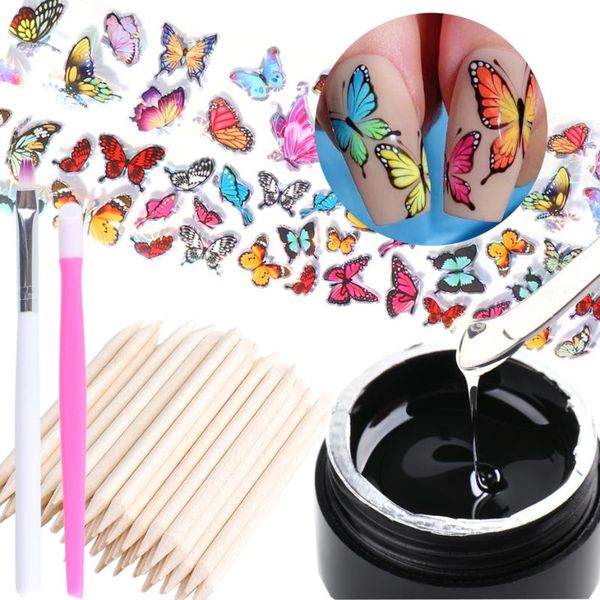 nail glue for transfer foil set sticker butterfly snowflake starry paper print foils with pressure pen brush manicure kit sa1837
nail glue for transfer foil set sticker butterfly snowflake starry paper print foils with pressure pen brush manicure kit sa1837