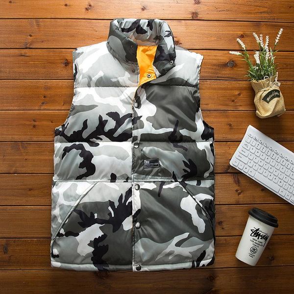 men's vests spring autumn men women camouflage vest super warm winter jackets slim down cotton waistcoat couple plus size 3xl, Black;white
men's vests spring autumn men women camouflage vest super warm winter jackets slim down cotton waistcoat couple plus size 3xl, Black;white