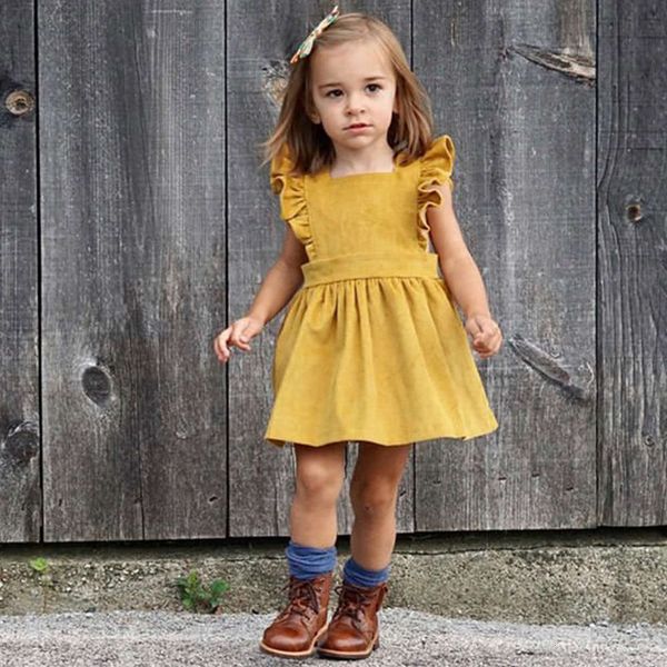 ins children's girls corduroy ruffle svels a-line skirt autumn and winter new drs, Red;yellow
ins children's girls corduroy ruffle svels a-line skirt autumn and winter new drs, Red;yellow