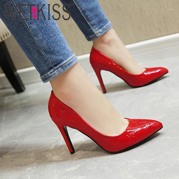 dress shoes wetkiss patent pu women pumps high heels pointed toe footwear party female shallow woman 2021 spring black1, Black
dress shoes wetkiss patent pu women pumps high heels pointed toe footwear party female shallow woman 2021 spring black1, Black