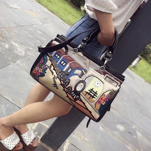 bag for women 2020 new women's bag embroidery stitching contrast color retro handbag shoulder diagonal fashion
bag for women 2020 new women's bag embroidery stitching contrast color retro handbag shoulder diagonal fashion