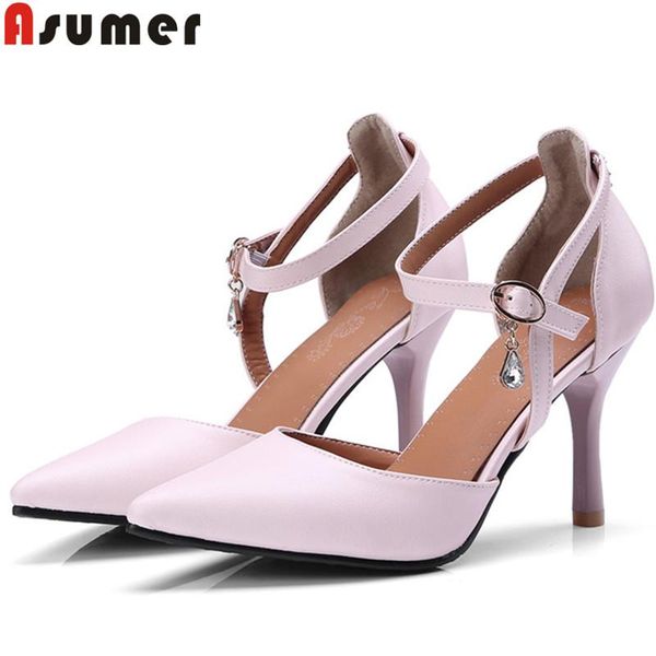 dress shoes asumer big size 33-43 fashion spring autumn woman pointed toe buckle high heels women elegant prom wedding, Black
dress shoes asumer big size 33-43 fashion spring autumn woman pointed toe buckle high heels women elegant prom wedding, Black