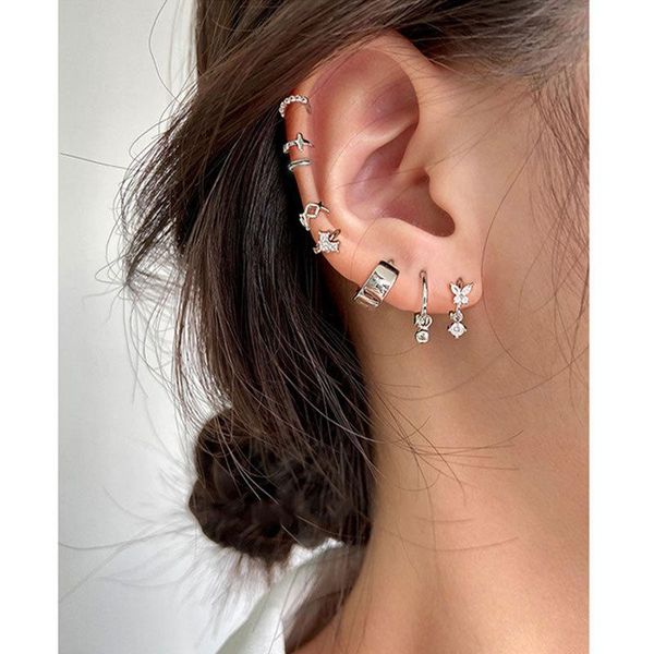 hoop & huggie 925 sterling silver earring fashion round bead star butterfly ear ring bone cute trend simple girl women jewelry, Golden;silver
hoop & huggie 925 sterling silver earring fashion round bead star butterfly ear ring bone cute trend simple girl women jewelry, Golden;silver