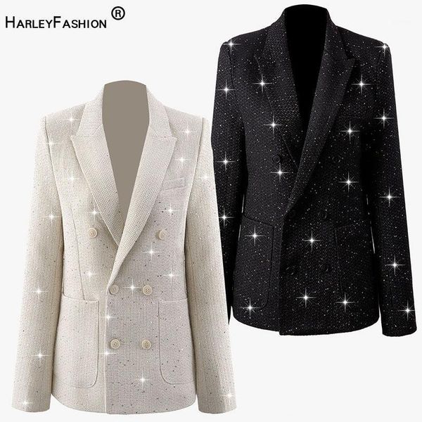harleyfashion high selling unique design bright silk sequins blazer women fashion notched double breasted slim suit jacket1, White;black
harleyfashion high selling unique design bright silk sequins blazer women fashion notched double breasted slim suit jacket1, White;black
