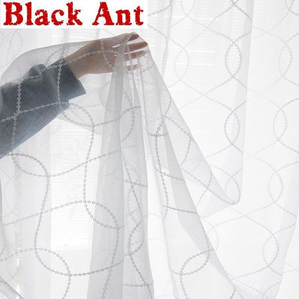 curtain & drapes modern minimalist geometric voile pure white embroidered yarn tulle for bedroom living room kitchen window screen m236#31
curtain & drapes modern minimalist geometric voile pure white embroidered yarn tulle for bedroom living room kitchen window screen m236#31