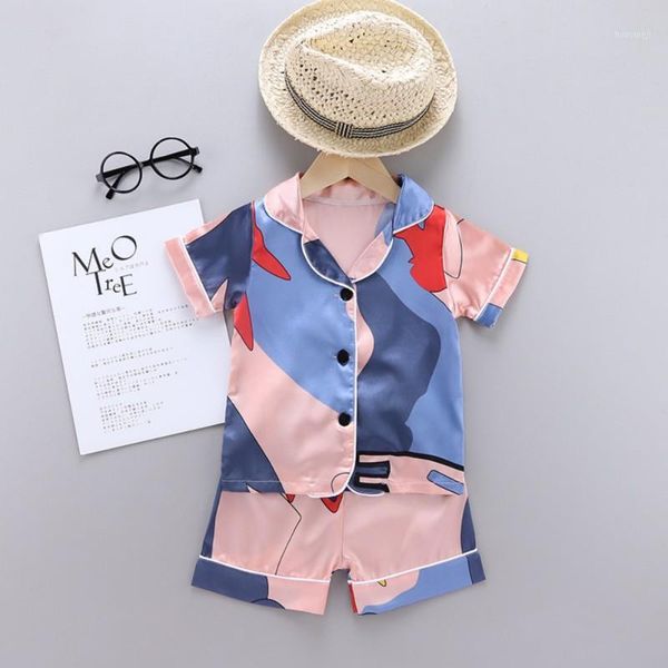 pajamas kids baby boys girls sleepwear splice print nightgown set short sleeve blouse +shorts cute child pajamas1, Blue;red
pajamas kids baby boys girls sleepwear splice print nightgown set short sleeve blouse +shorts cute child pajamas1, Blue;red