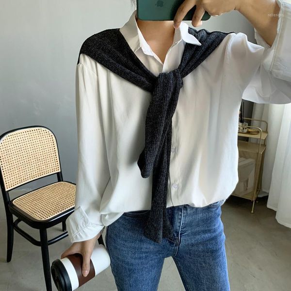 2020 new women knitted patchwork design oversized womens and blouses white khaki shirt blusas roupa feminina1
2020 new women knitted patchwork design oversized womens and blouses white khaki shirt blusas roupa feminina1