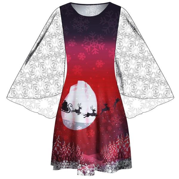 women christmas dress print mesh patchwork long sleeve party swing vintage dress casual lace costume dresses vestidos mujer, Black;gray
women christmas dress print mesh patchwork long sleeve party swing vintage dress casual lace costume dresses vestidos mujer, Black;gray