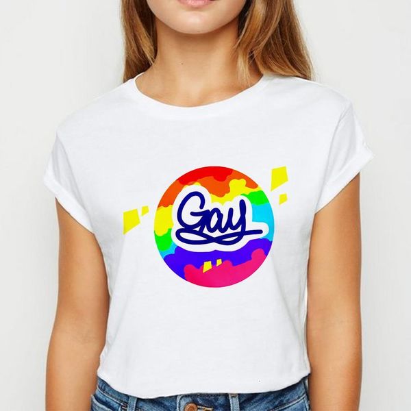 o-collar women's shirt lgbt gay tshirt colorful graphic printing t shirt women popular cool spring summer t-shirts, White
o-collar women's shirt lgbt gay tshirt colorful graphic printing t shirt women popular cool spring summer t-shirts, White